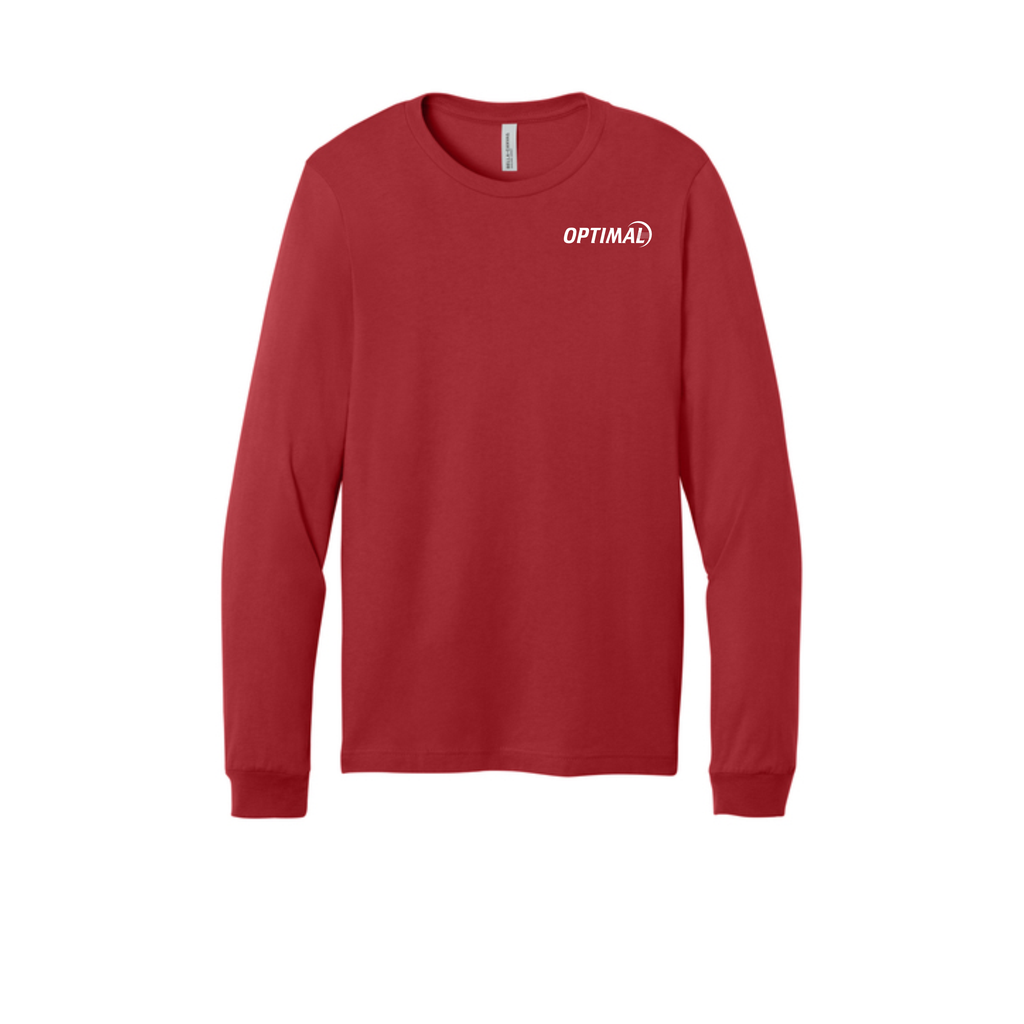 BELLA+CANVAS® Unisex Jersey Long Sleeve Tee Left Chest Print