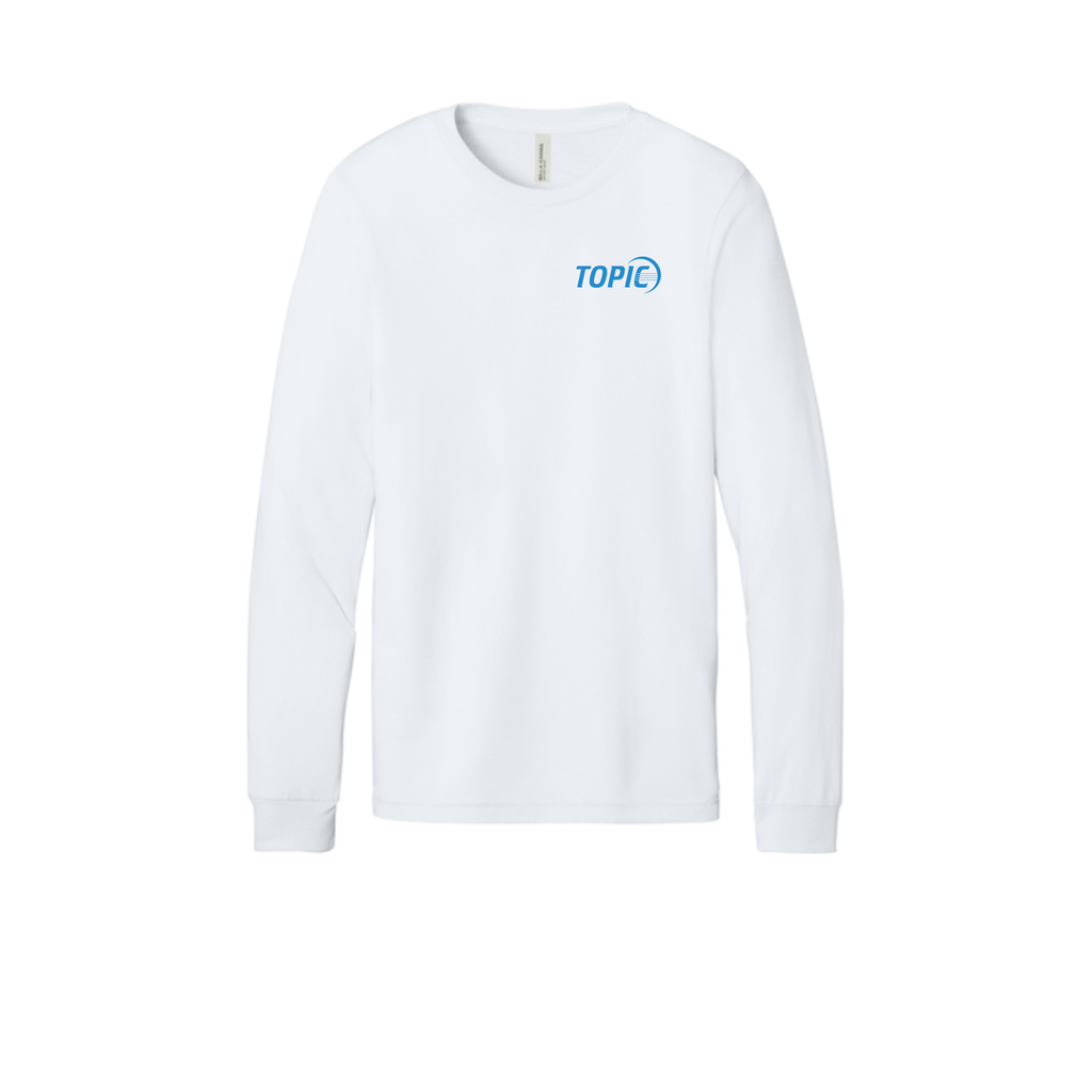 BELLA+CANVAS® Unisex Jersey Long Sleeve Tee Left Chest Print